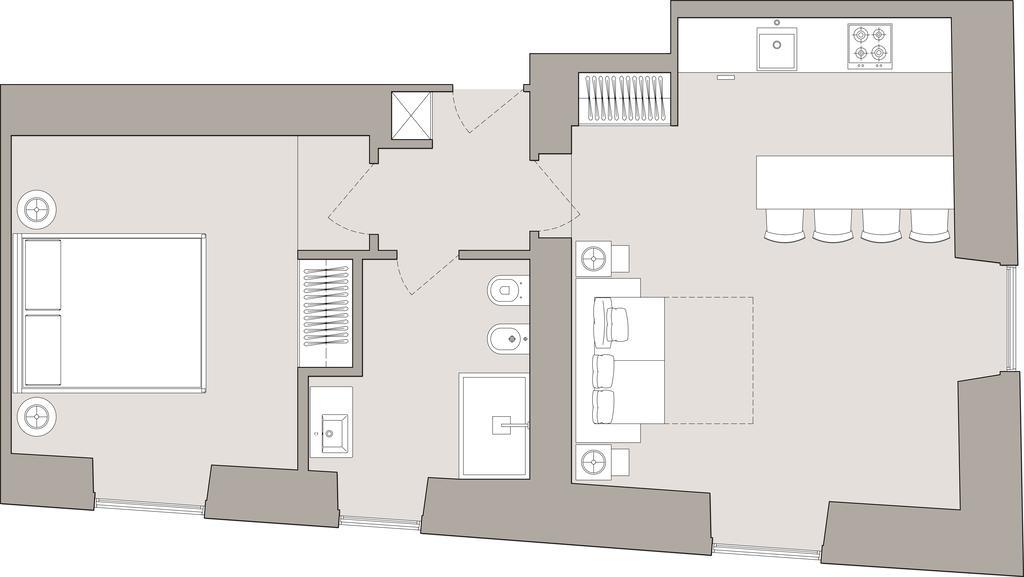App Leoncino Design Apartment In Rom Zimmer foto